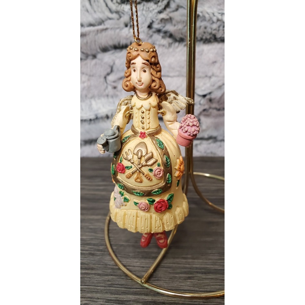 Fairy Garden 4" Ornament Dangling Feet and Arms Watering Can Apron BROKEN WING